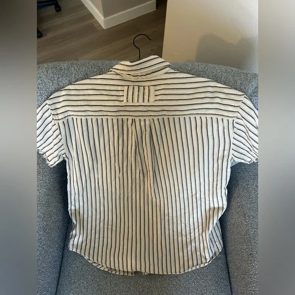 NWT Free People Christopher Linen Button Up - Picture 10 of 10